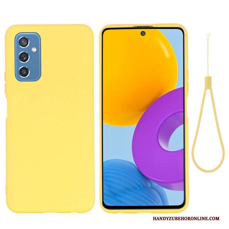 Cover Samsung Galaxy M52 5G Silicone Liquido Strappy