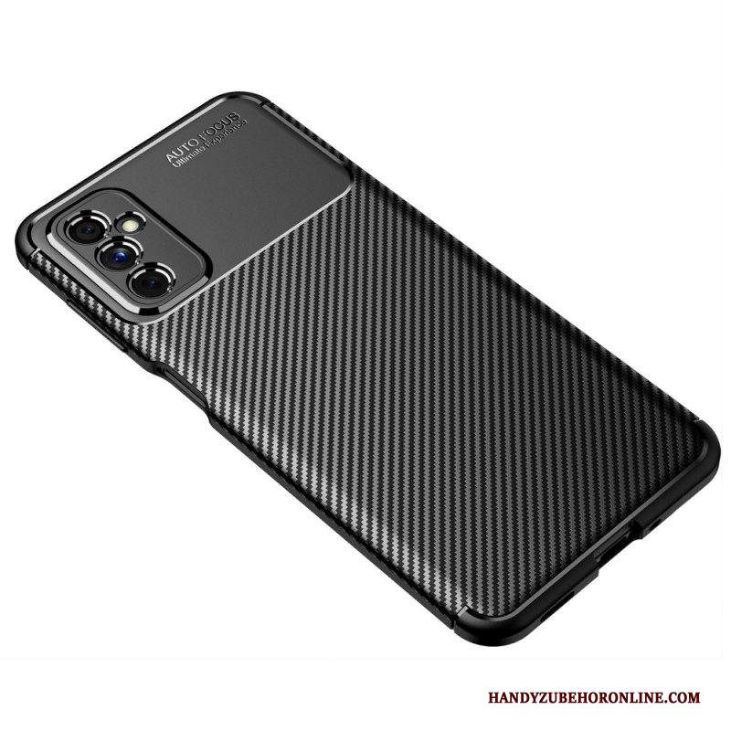 Cover Samsung Galaxy M52 5G Struttura Flessibile In Fibra Di Carbonio