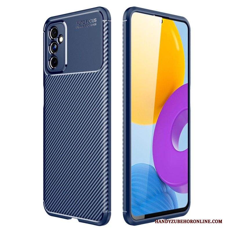 Cover Samsung Galaxy M52 5G Struttura Flessibile In Fibra Di Carbonio