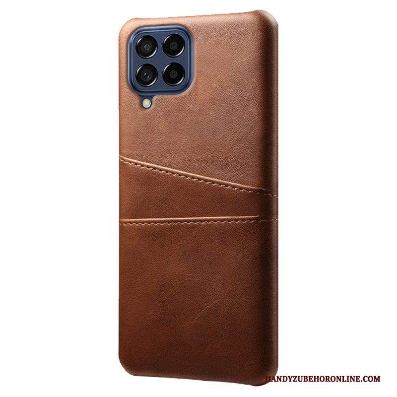 Cover Samsung Galaxy M53 5G Portacarte Effetto Pelle