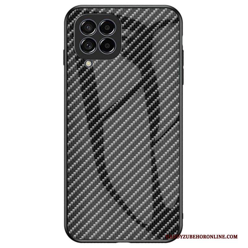 Cover Samsung Galaxy M53 5G Vetro Temperato In Fibra Di Carbonio