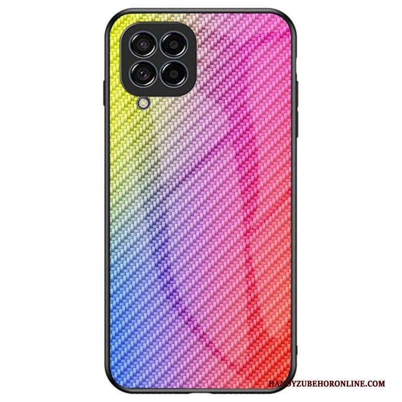 Cover Samsung Galaxy M53 5G Vetro Temperato In Fibra Di Carbonio