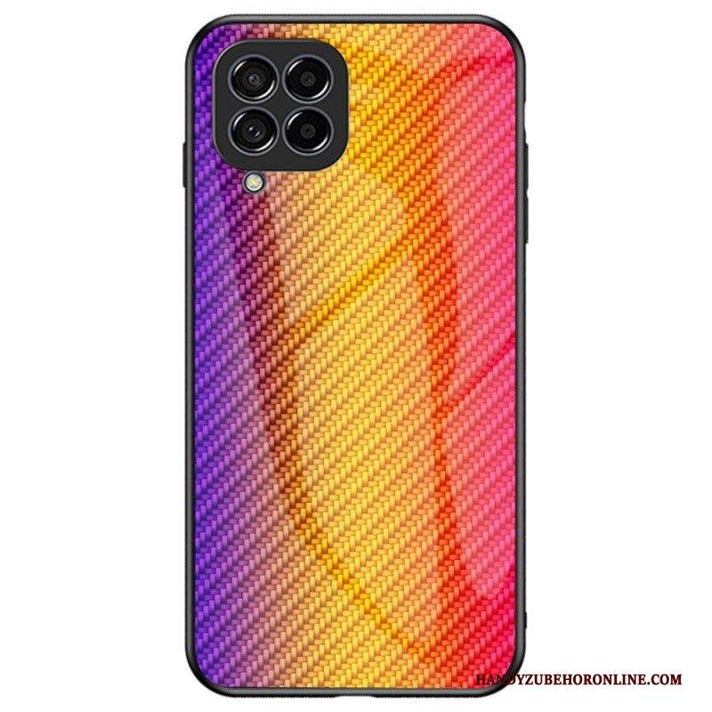 Cover Samsung Galaxy M53 5G Vetro Temperato In Fibra Di Carbonio