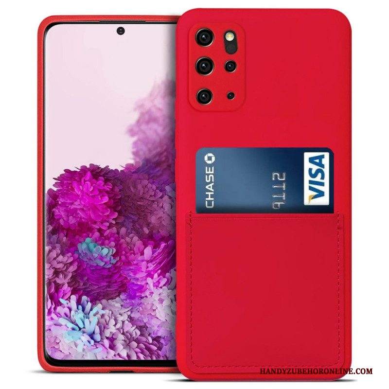 Cover Samsung Galaxy S20 Plus / S20 Plus 5G Portacarte In Silicone Liquido