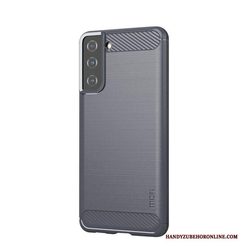 Cover Samsung Galaxy S21 5G Fibra Di Carbonio Spazzolata Mofi