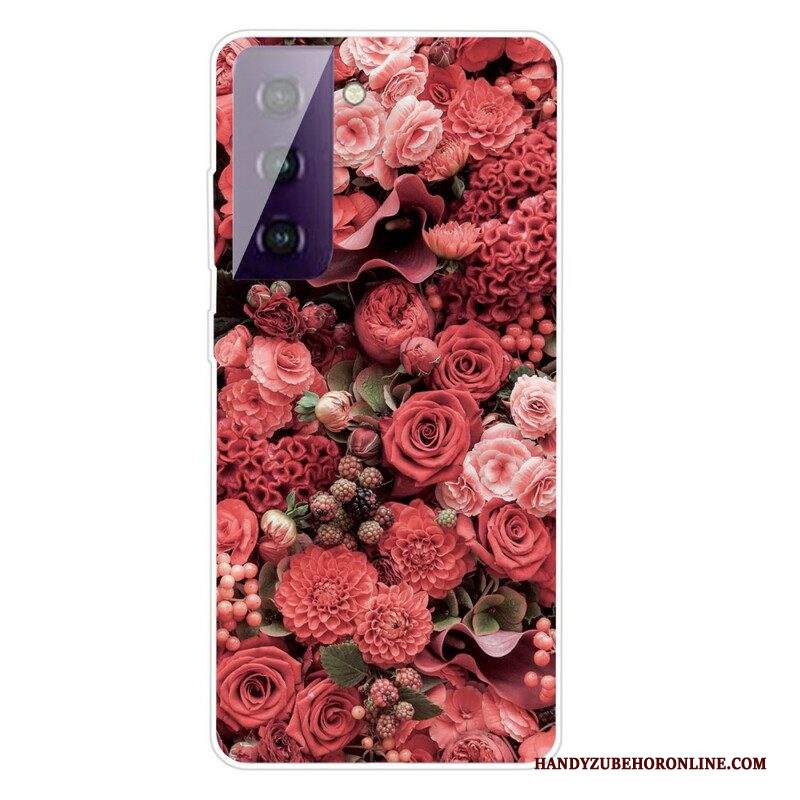 Cover Samsung Galaxy S21 5G Fiori Intensi