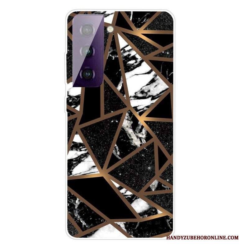 Cover Samsung Galaxy S21 5G Marmo Geometrico