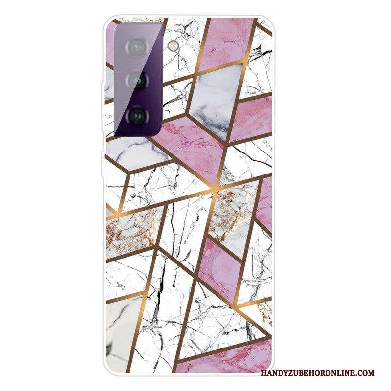 Cover Samsung Galaxy S21 5G Marmo Geometrico