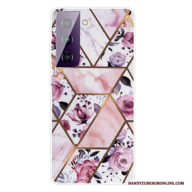 Cover Samsung Galaxy S21 5G Marmo Geometrico