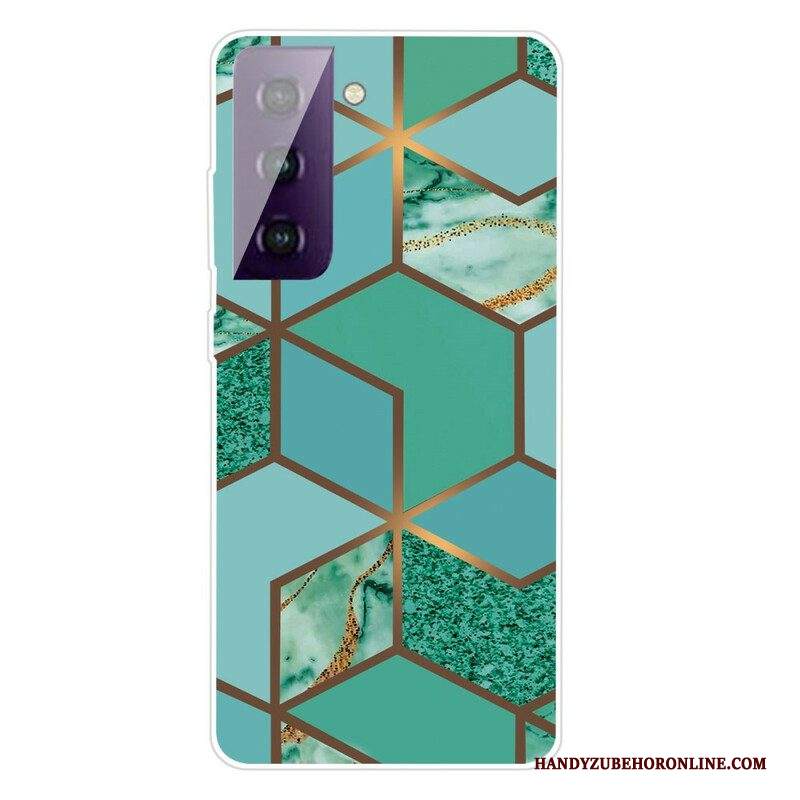 Cover Samsung Galaxy S21 5G Marmo Geometrico