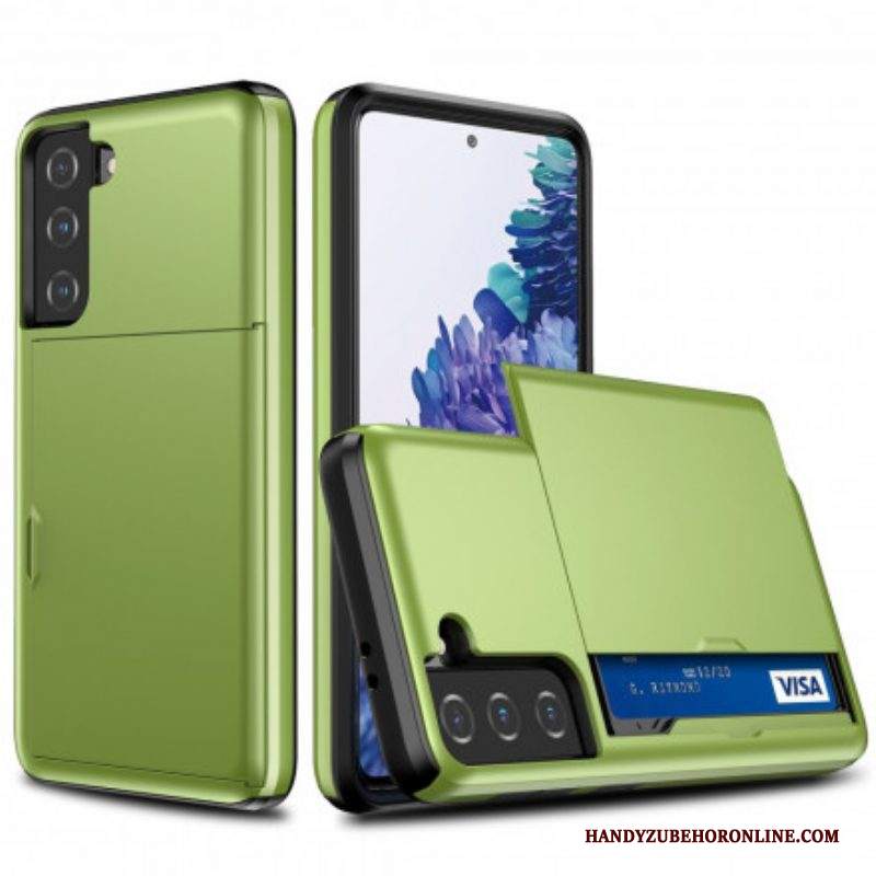 Cover Samsung Galaxy S21 5G Portacarte Con Cerniera