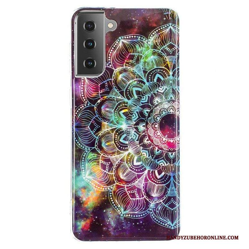 Cover Samsung Galaxy S21 5G Serie Floreale Fluorescente