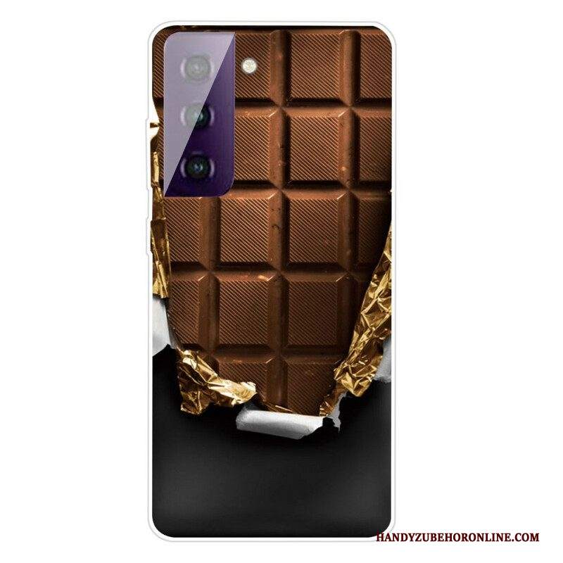 Cover Samsung Galaxy S21 FE Cioccolato Flessibile