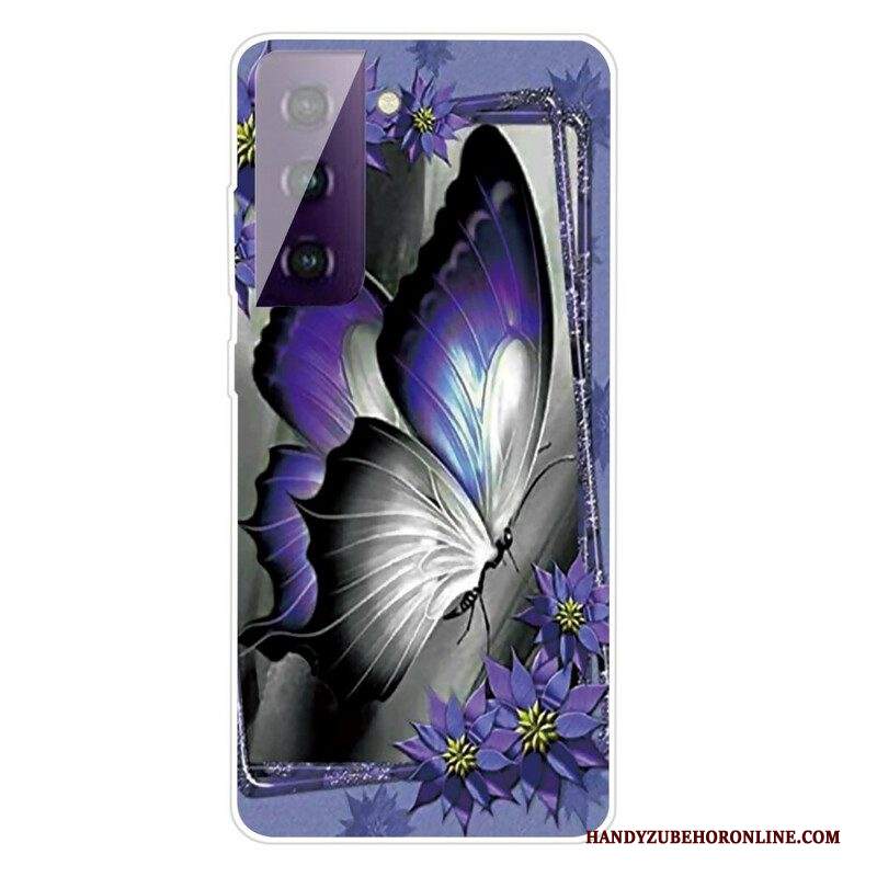 Cover Samsung Galaxy S21 FE Farfalle Farfalle