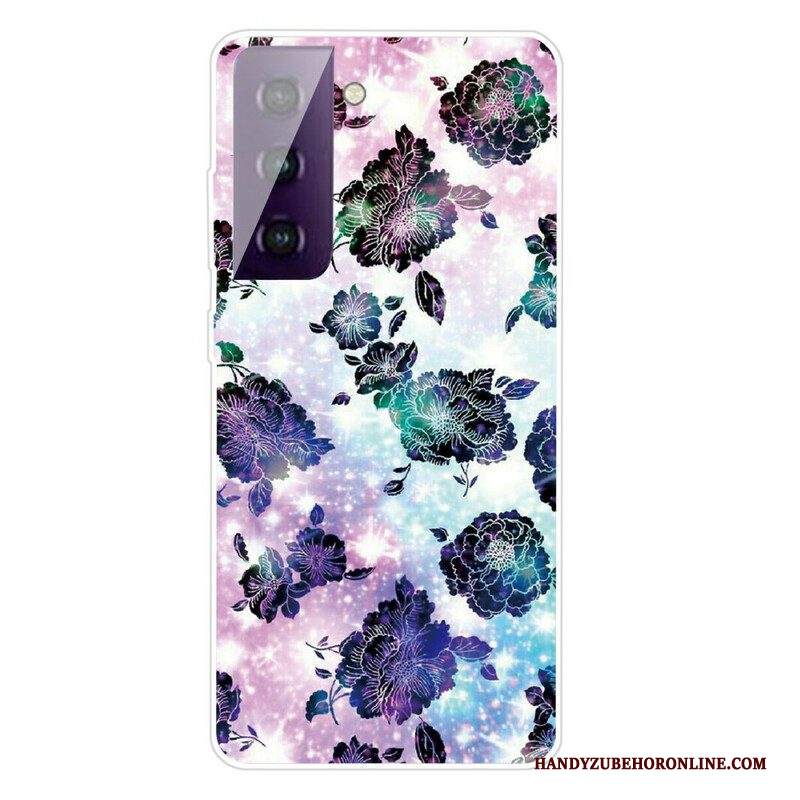 Cover Samsung Galaxy S21 FE Fiori Grafici