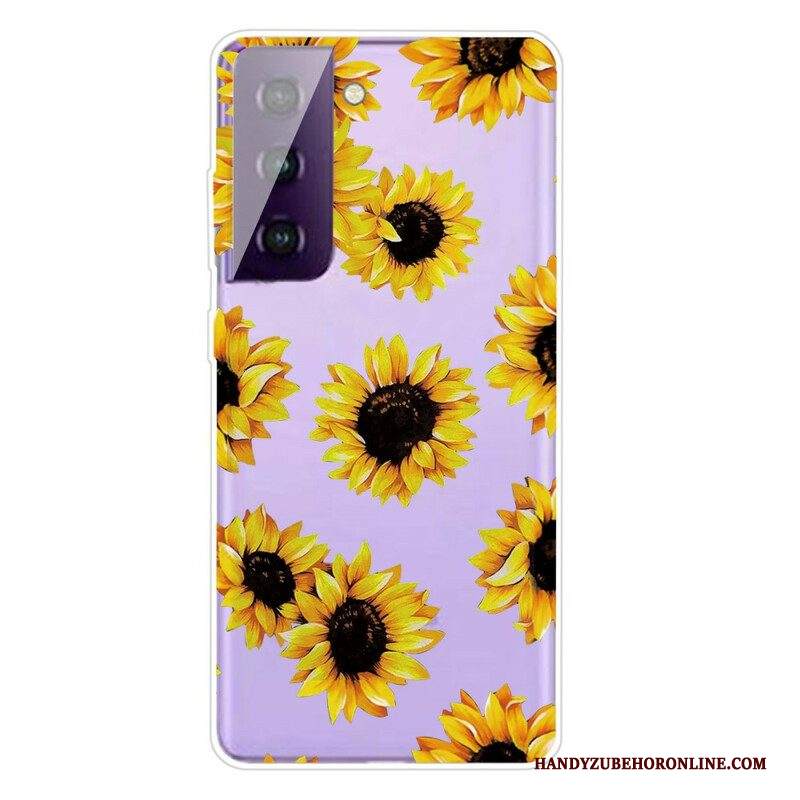 Cover Samsung Galaxy S21 FE Fiori Grafici