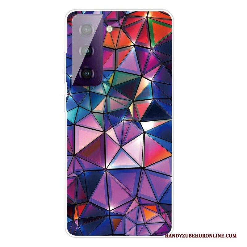 Cover Samsung Galaxy S21 FE Geometria Flessibile