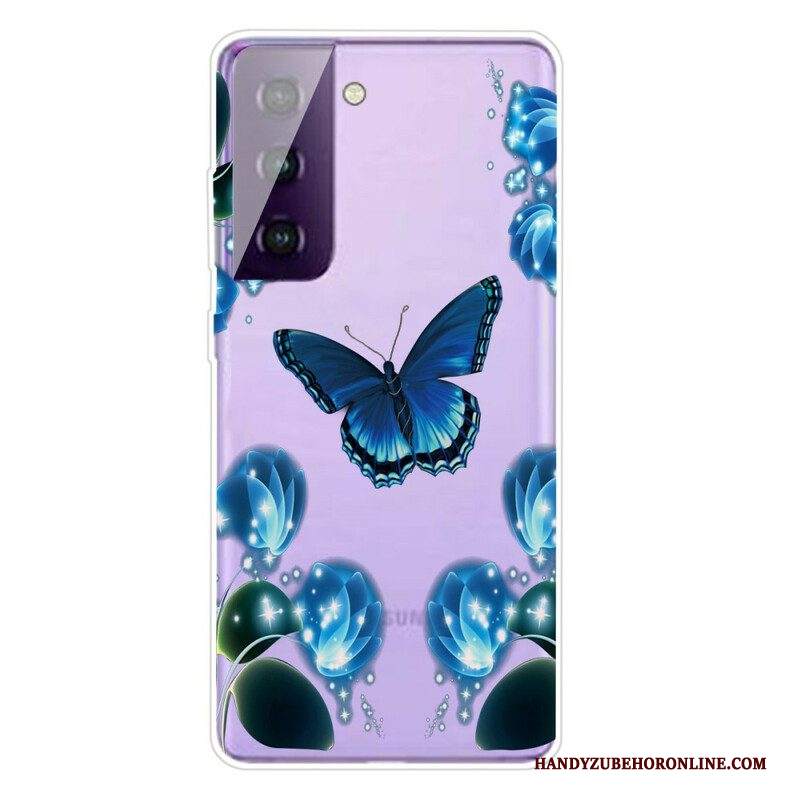 Cover Samsung Galaxy S21 FE Varie Farfalle