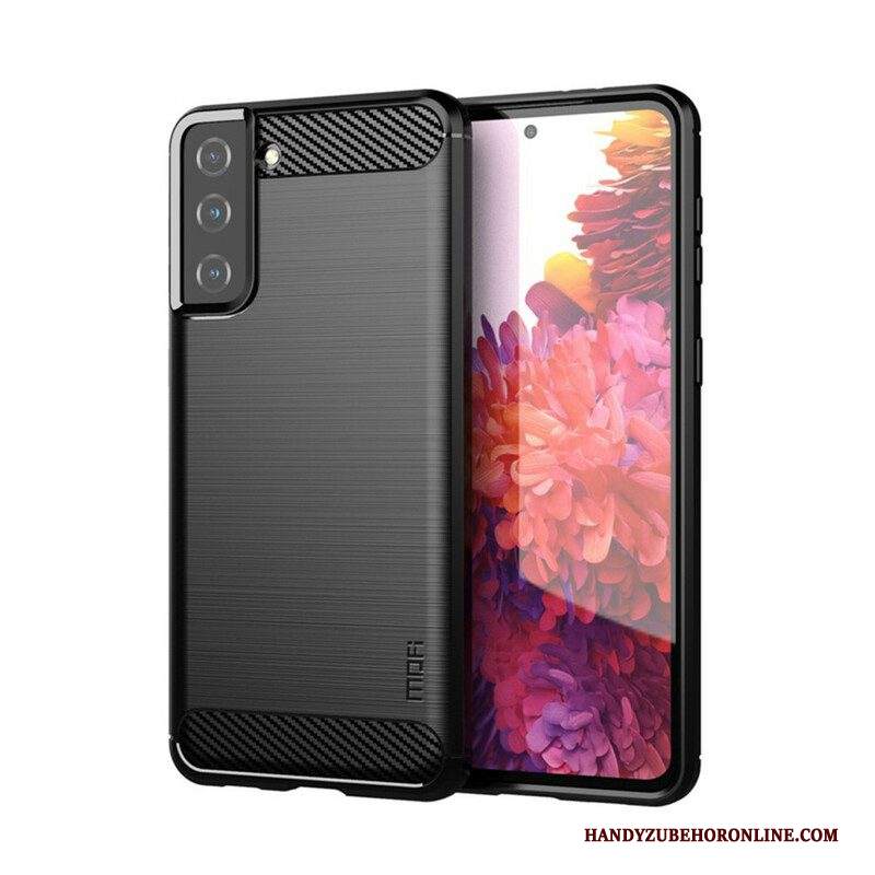 Cover Samsung Galaxy S21 Plus 5G Fibra Di Carbonio Spazzolata Mofi