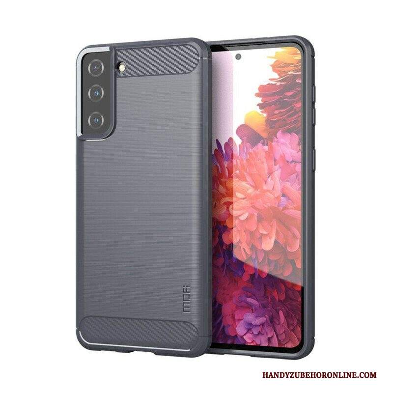 Cover Samsung Galaxy S21 Plus 5G Fibra Di Carbonio Spazzolata Mofi