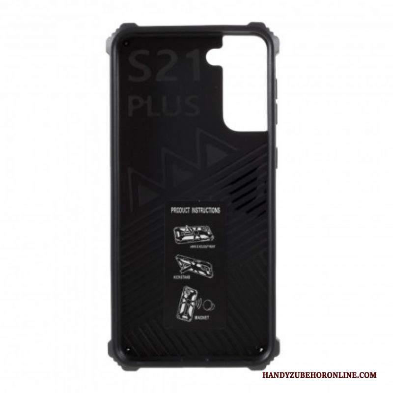 Cover Samsung Galaxy S21 Plus 5G Supporto Removibile Bicolore