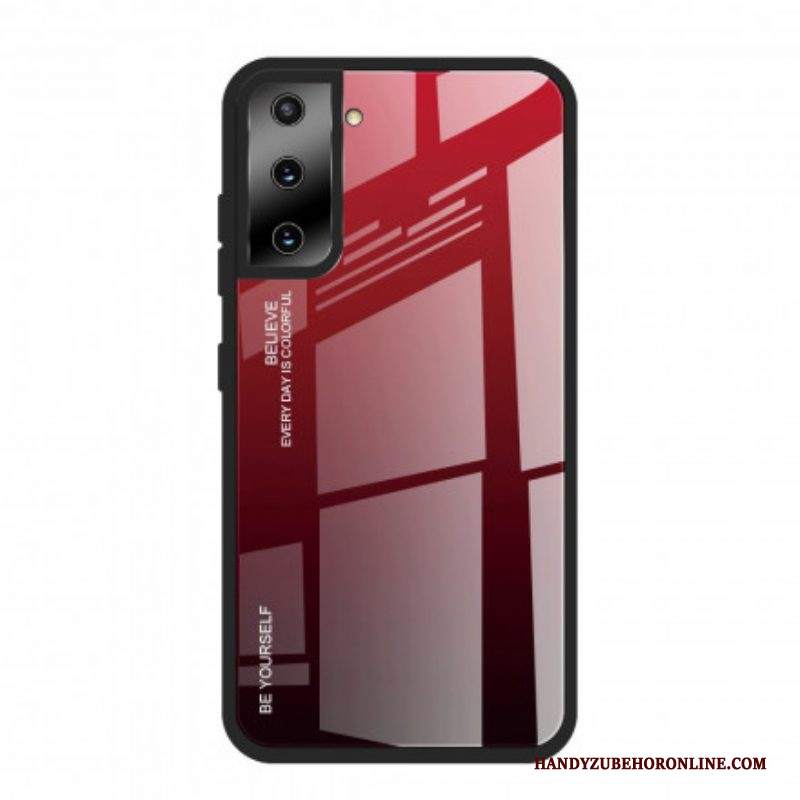 Cover Samsung Galaxy S21 Plus 5G Vetro Temperato Sii Te Stesso