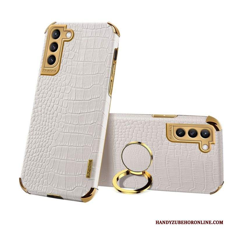 Cover Samsung Galaxy S21 Plus 5G X-case Effetto Pelle Di Coccodrillo