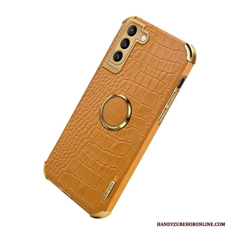 Cover Samsung Galaxy S21 Plus 5G X-case Effetto Pelle Di Coccodrillo