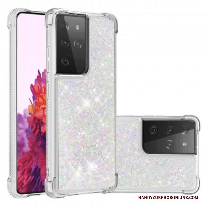 Cover Samsung Galaxy S21 Ultra 5G Desideri Paillettes