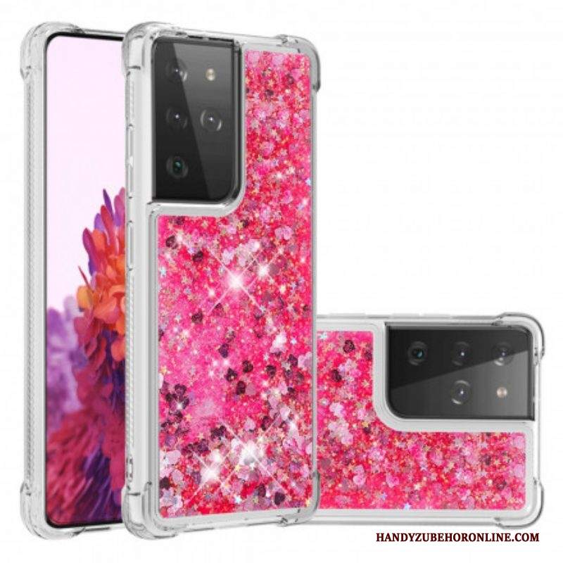 Cover Samsung Galaxy S21 Ultra 5G Desideri Paillettes