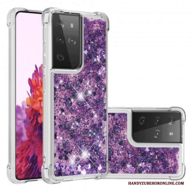 Cover Samsung Galaxy S21 Ultra 5G Desideri Paillettes