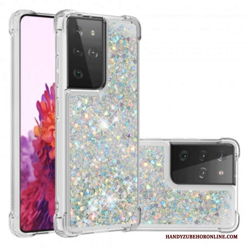 Cover Samsung Galaxy S21 Ultra 5G Desideri Paillettes