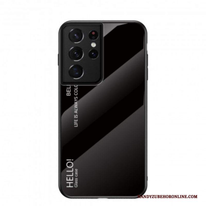 Cover Samsung Galaxy S21 Ultra 5G Vetro Temperato Ciao