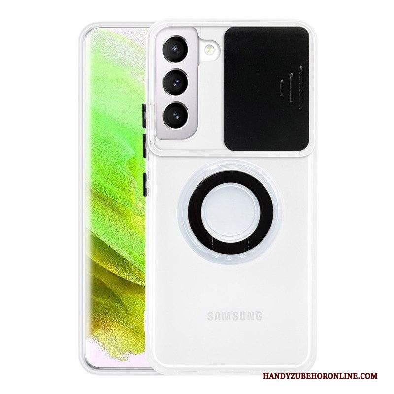 Cover Samsung Galaxy S22 5G Anello Di Supporto E Protezioni Per Lenti