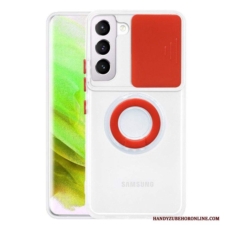 Cover Samsung Galaxy S22 5G Anello Di Supporto E Protezioni Per Lenti