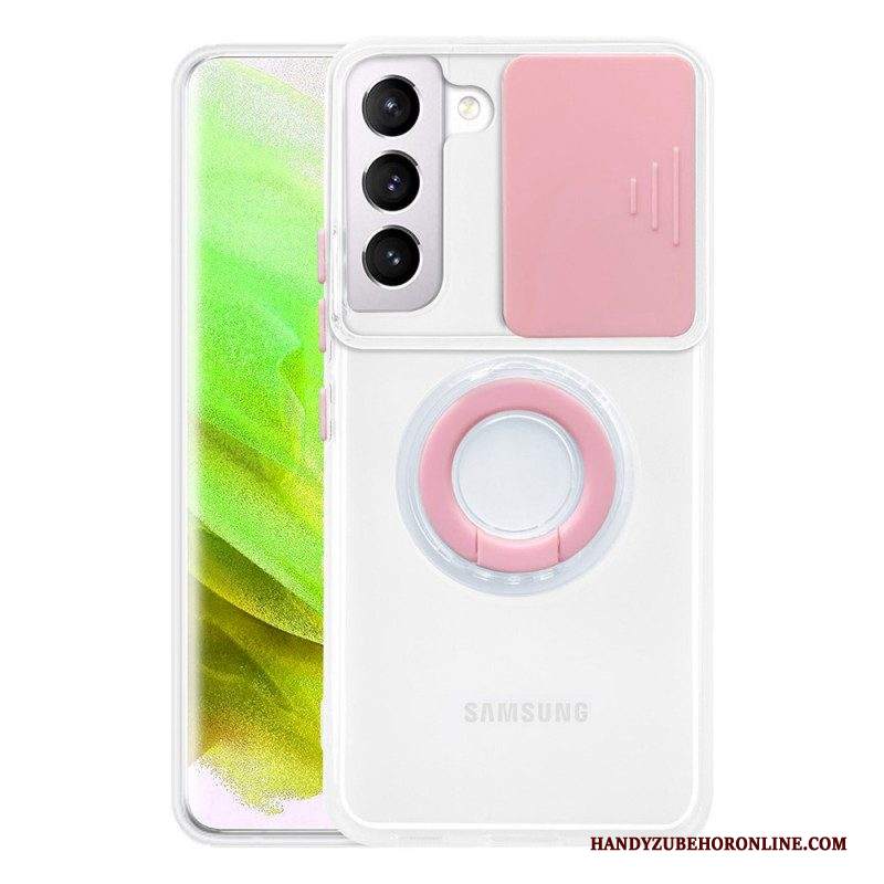 Cover Samsung Galaxy S22 5G Anello Di Supporto E Protezioni Per Lenti