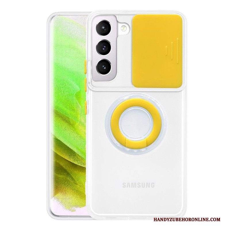 Cover Samsung Galaxy S22 5G Anello Di Supporto E Protezioni Per Lenti