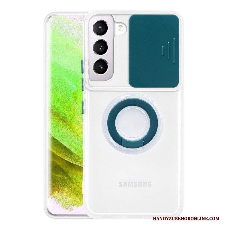 Cover Samsung Galaxy S22 5G Anello Di Supporto E Protezioni Per Lenti