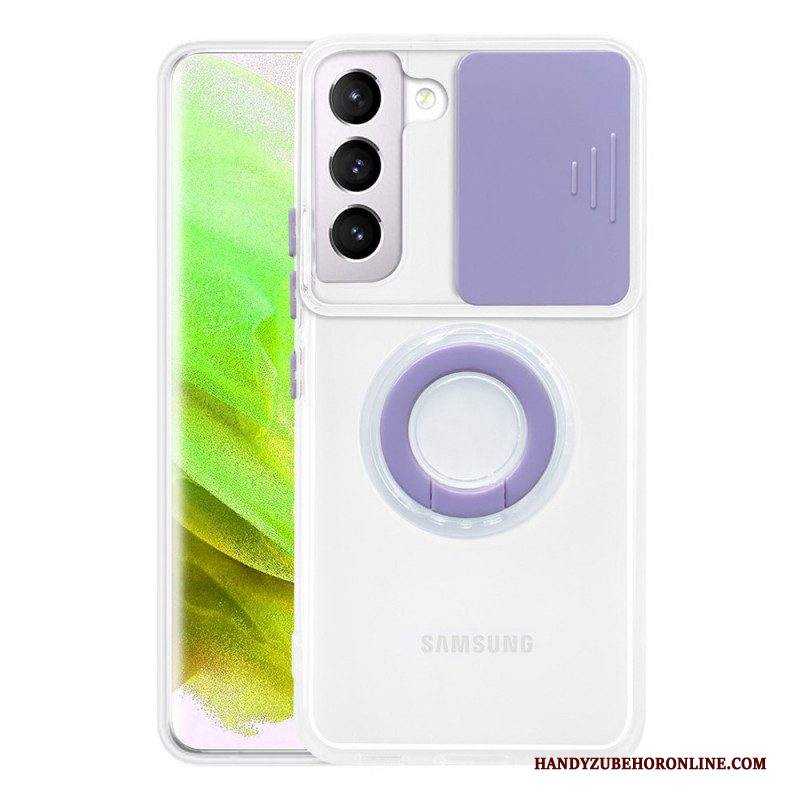 Cover Samsung Galaxy S22 5G Anello Di Supporto E Protezioni Per Lenti