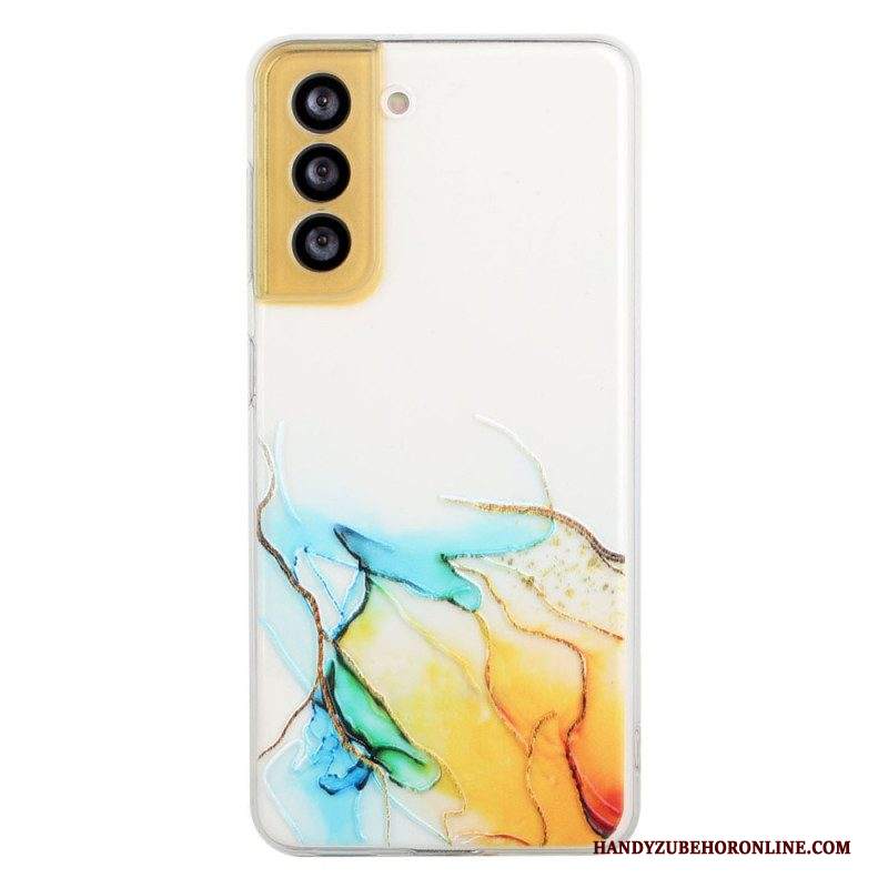 Cover Samsung Galaxy S22 5G Effetto Marmo Siliconato