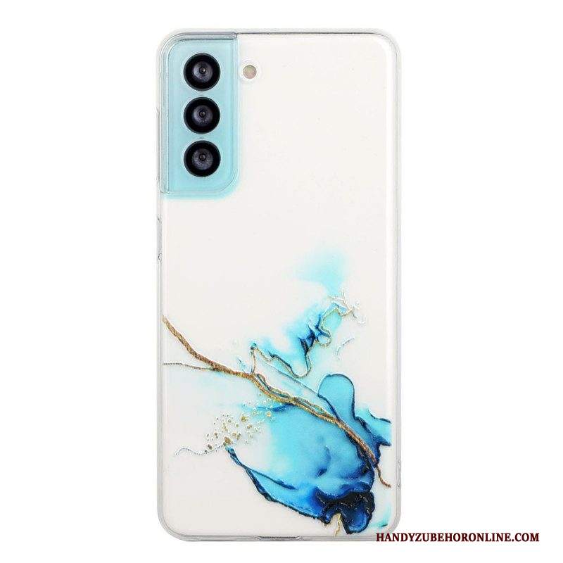 Cover Samsung Galaxy S22 5G Effetto Marmo Siliconato