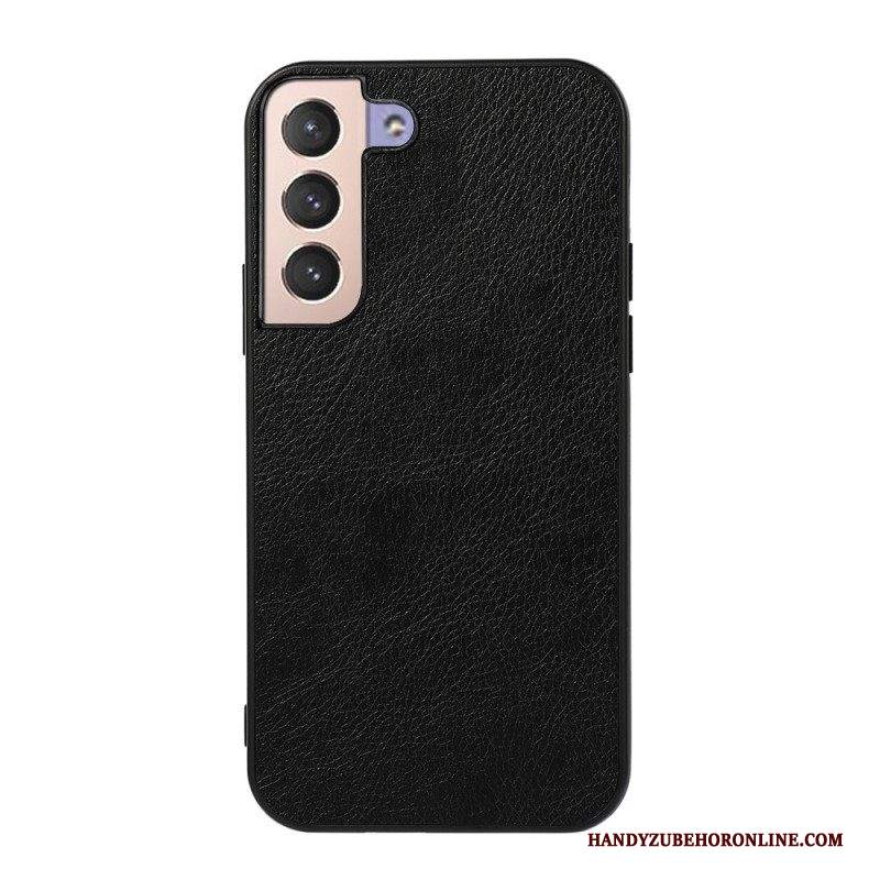 Cover Samsung Galaxy S22 5G Effetto Pelle Litchi