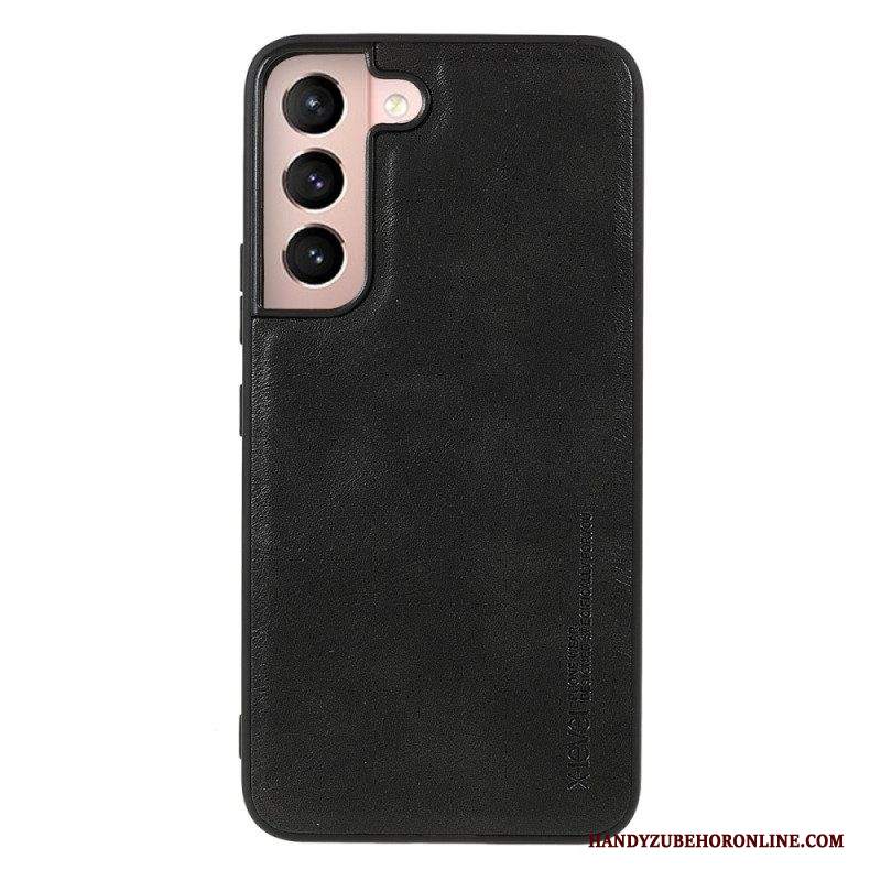 Cover Samsung Galaxy S22 5G Effetto Pelle Vintage Di Livello X