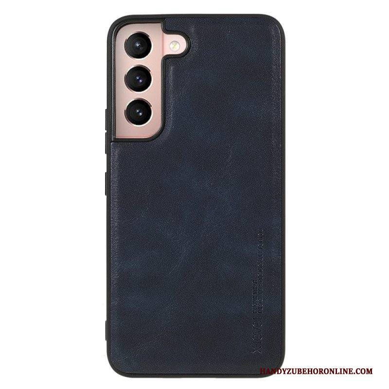 Cover Samsung Galaxy S22 5G Effetto Pelle Vintage Di Livello X