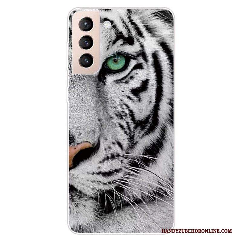 Cover Samsung Galaxy S22 5G Faccia Da Tigre