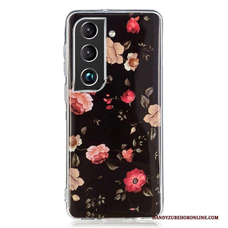 Cover Samsung Galaxy S22 5G Fiori Liberty Fluorescenti