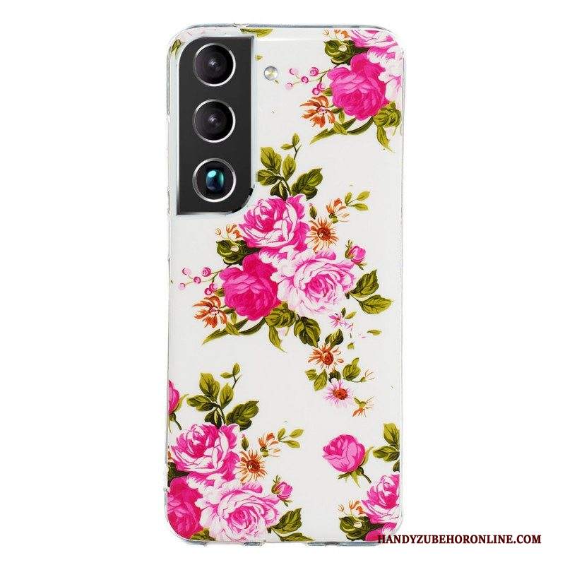 Cover Samsung Galaxy S22 5G Fiori Liberty Fluorescenti