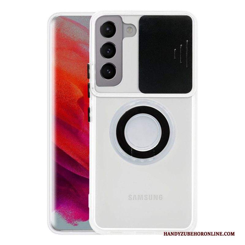 Cover Samsung Galaxy S22 Plus 5G Anello Di Supporto E Protezioni Per Lenti