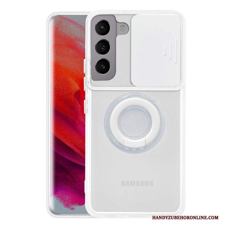 Cover Samsung Galaxy S22 Plus 5G Anello Di Supporto E Protezioni Per Lenti