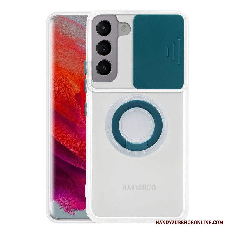 Cover Samsung Galaxy S22 Plus 5G Anello Di Supporto E Protezioni Per Lenti